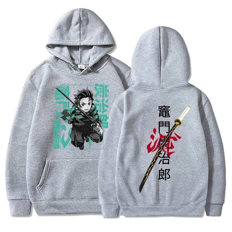 Kamado Tanjirou Demon Slayer Printed Hoodie Anime Graphic Sweatshirt Women Men Casual Tops Long Sleeve Hooded Pullover