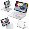 for iPad Mini 6 2021 iPad Mini 2024 Case with Bluetooth Keyboard RGB Backlight 360 Degree Rotatable Foldable Stand Cover