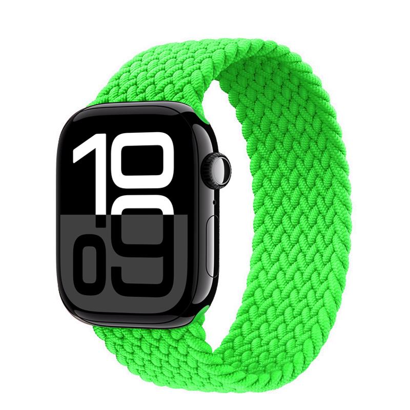 Ремешки Для Apple watch bands 44мм 45мм 40мм 41мм 49мм 46мм 42мм Плетеный Solo Loop Correa браслет iwatch Серии 11 10 9 7 8 SE 6