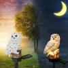 Night-Illuminated Solar Owl Lights - Waterproof Garden Stakes for Lawn and Walkway Decor