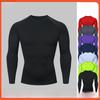 Men's Breathable High-Elastic Quick-Drying Long Sleeve Sports Tights