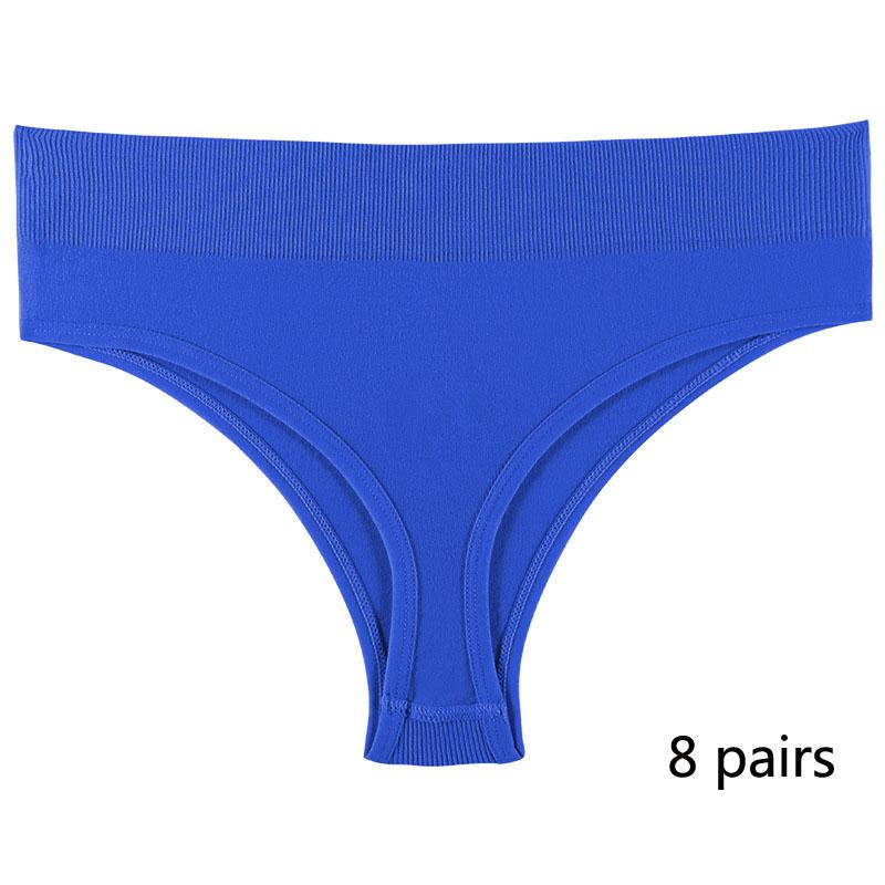 Спортивное нижнее белье для девочек, бесшовные сексуальные невидимые трусики со средней талией для девочек, однотонные удобные спортивные трусики с надписью «T» для женщин