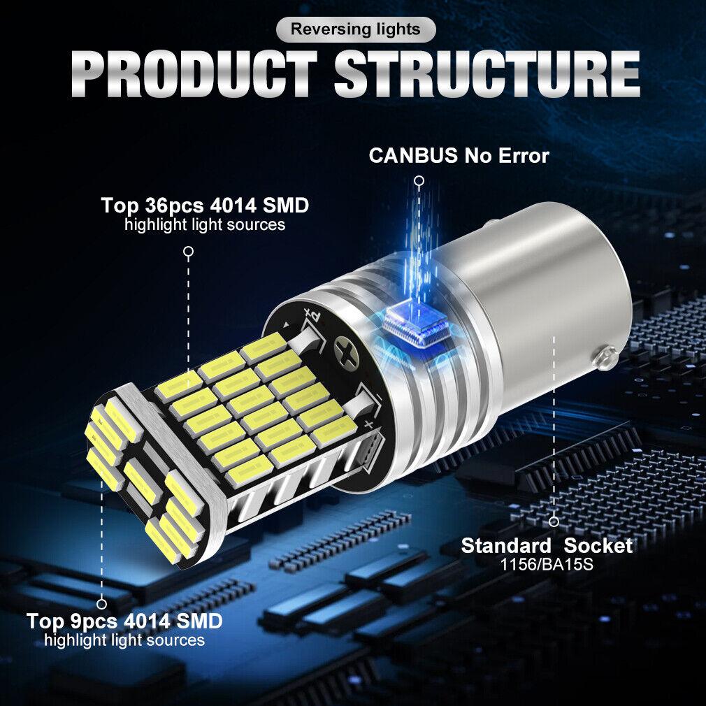 2 шт. P21W Led 1156 BA15S BAU15S PY21W 1157 BAY15D P21 5W Led T25 3157 P27/7W Лампочки T20 7440 W21W WY21W 7443 W21/5W Автомобильные сигнальные огни Авто Лампа