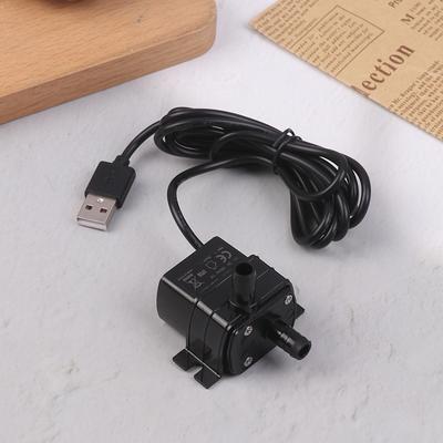 Сверхтихий бесщеточный водяной насос постоянного тока USB 5 В 1 Вт 130 л/ч подъем 100 см погружной фонтан аквариум циркуляционный микро водяной насос