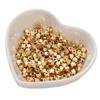Copper Polygonal Cut Loose Bead Partition For DIY Jewelry Making Craft Accessories