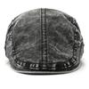 Women's Washed Forward Cap Men's British Outdoor Sports Casual Sun Hat Beret