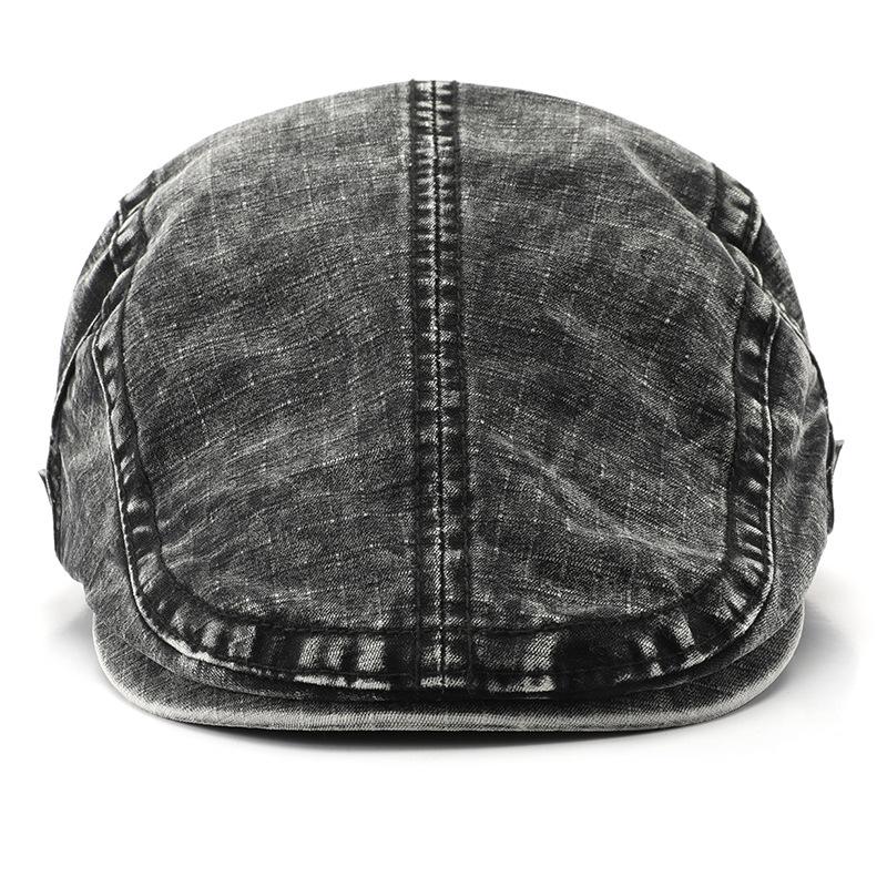 Women's Washed Forward Cap Men's British Outdoor Sports Casual Sun Hat Beret
