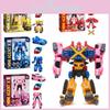Miniforce X Lucybot Colorful 4 In 1 Transformer Car Robot Toy For Kids