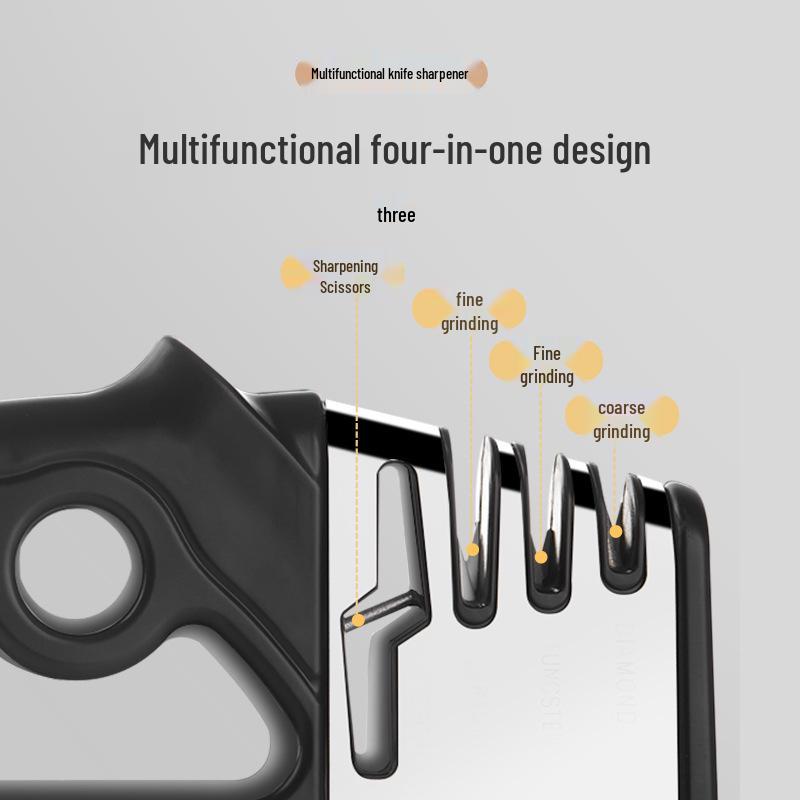 Точилка для ножей с фиксированным углом 4-в-1: Быстрый и Эффективный Кухонный Инструмент для Заточки