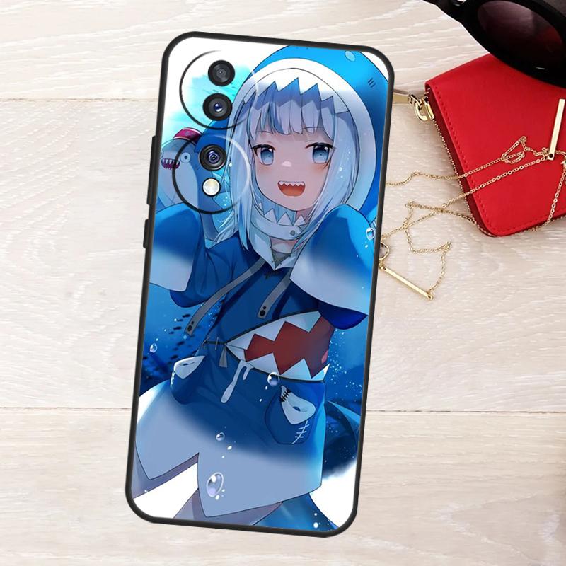 Gawr Gura Hololive Anime Case For Honor Magic 8 5 6 7 Lite X9a X9b X9c X9d X8b X8c Win RT 50 70 90 200 400 Pro Cover
