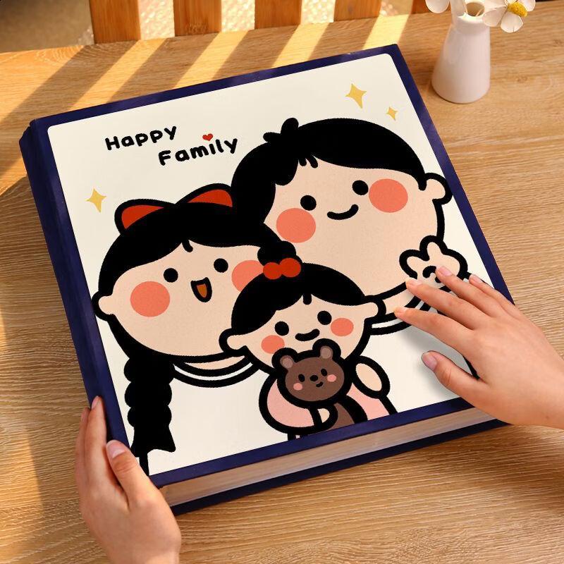 Handun 'Happy Family' Fabric Photo Album