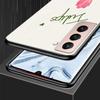 Чехол с изображением цветов в стиле ретро для Samsung Galaxy S22 Ultra, чехол для телефона S21 S20 FE S10 S9 S8 Plus S10e S7 Edge, черный мягкий
