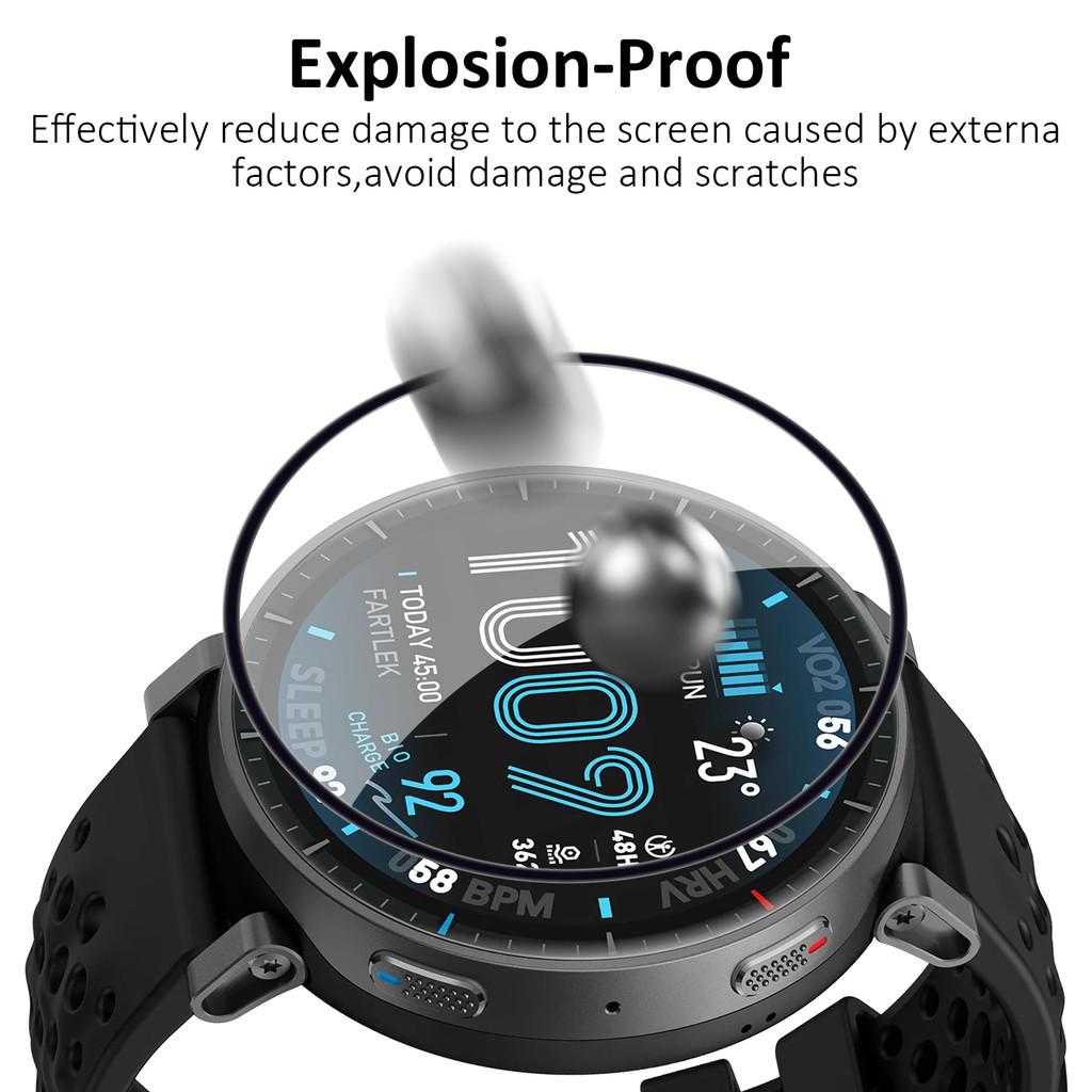 2-5 шт. Защитная пленка для Amazfit Active Max с изогнутым краем, мягкое покрытие, защита от царапин для экрана Amazfit Active Max