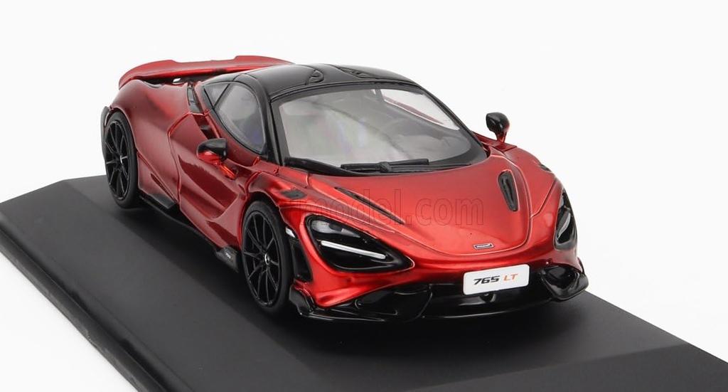 Твердый McLaren Мини-автомобиль 1/43 McLAREN 765LT V8 БИТУРБО 2020 (красный)