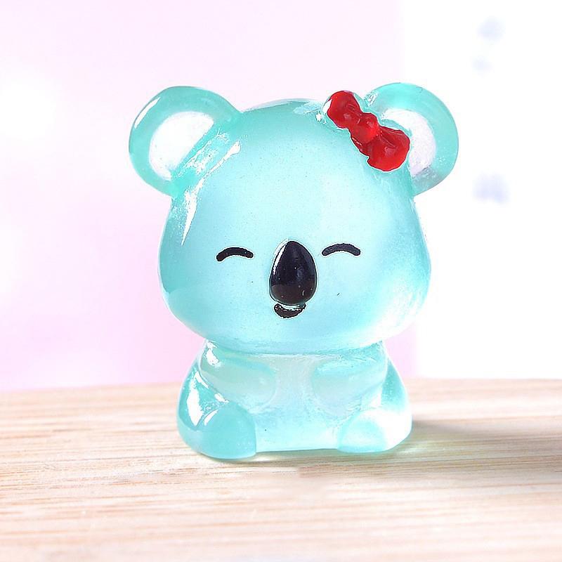 1 шт. красочные светящиеся коалы микро ландшафтные аксессуары уличный миниатюрный декор светящийся в темноте украшение для сада своими руками фея