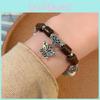 Butterfly Ceramic Highquality Bead Bracelet Classic Retro Style Elegant Womens Wristwear