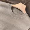 Men's Mulberry Silk & Cashmere Blend Round Neck T-Shirt