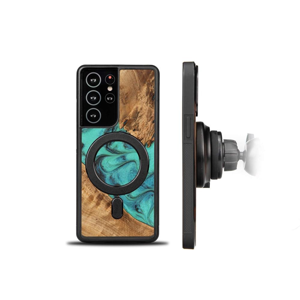Bewood Unique case for Samsung Galaxy A54 5G - Turquoise with MagSafe