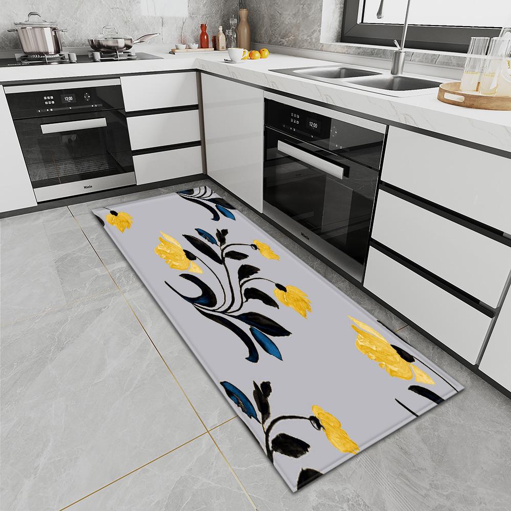 Коврик для кухни, коврик для входной двери, ковер для спальни, домашний коридор, ванная комната, нескользящий пол, ковер с рисунком для гостиной