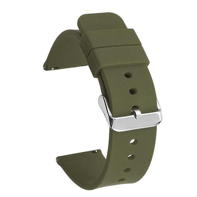 Silicone Watchband Strap Quick Release Band 12mm 14mm 16mm 18mm 19mm 20mm 21mm 22mm 24mm Universal Wristband Belt Accessories