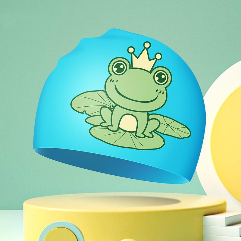 Детские шапочки для плавания Мультяшная шапочка для плавания для мальчиков и девочек Взрослые шапочки для плавания с принтом медведя для женщин Шапочка для плавания Аксессуары для плавания