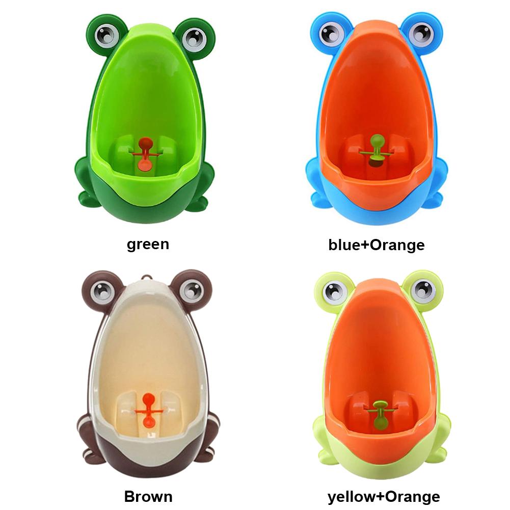 Frog Baby Boys Children Standing Potty Wall-Mounted Kids Toilet Training Urinal