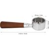 Bottomless Portafilter, Portable 51mm Coffee Bottomless Handle Easy To Use Home Kitchen Bottomless Filter Handle Replacement Accessories for Delonghi