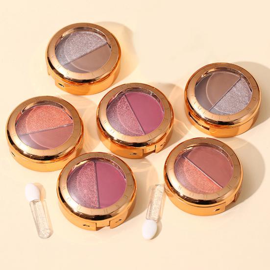 Прочные водонепроницаемые косметические инструменты для макияжа глаз, цветные тени для век для ежедневного макияжа