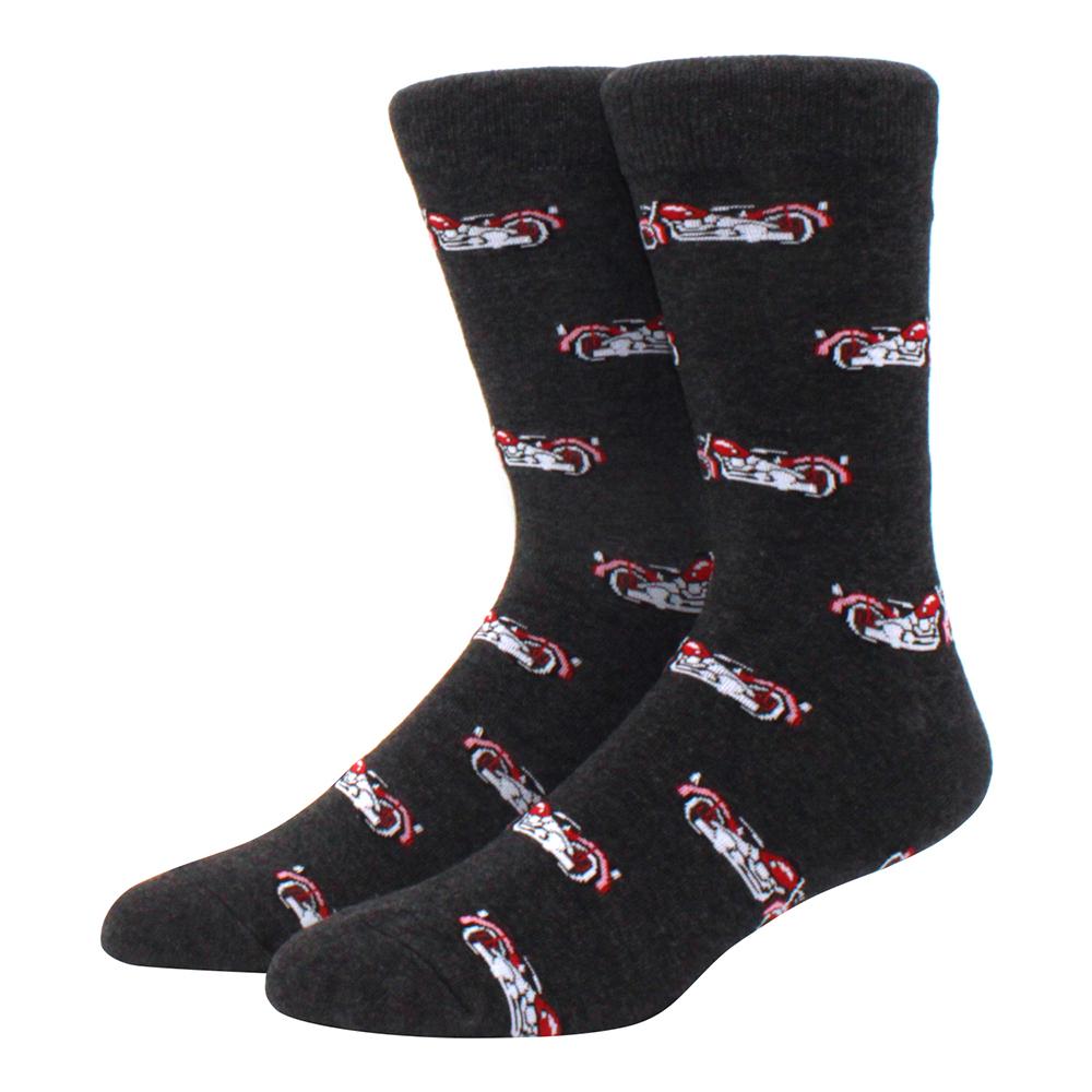 High Quality Fashion Casual Men's Socks Cartoon Food Car Series Fun Women's Socks