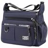 Large Capacity Waterproof Messenger Crossbody or Men's Bag, Lightweight, One-Shoulder, Multi-Storage, Casual, Multi-Functional (Navy)