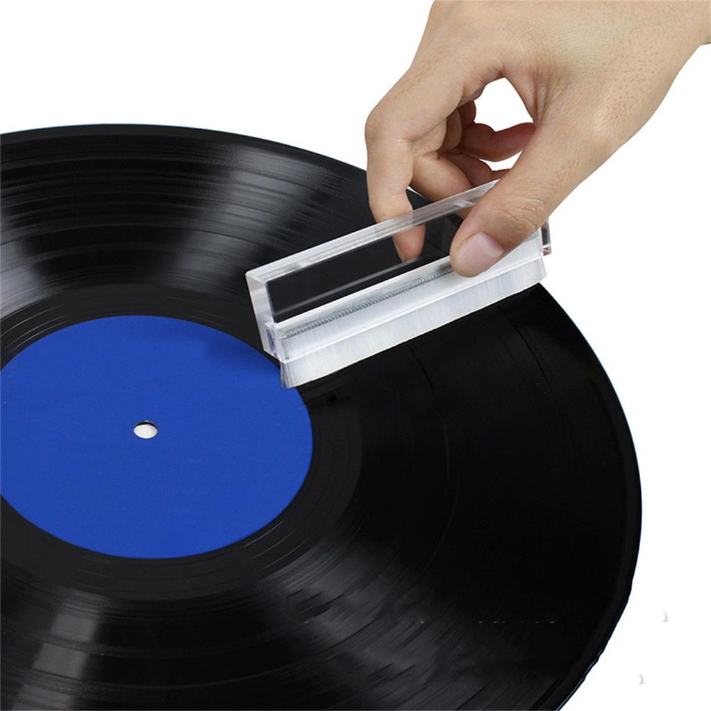 Record Cleaning Brush Acrylic Washable Vinyl Record Cleaning Brush Antistatic Brush Suitable for Record Collectors