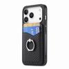 For iPhone 17 Pro Case Card Slots Ring Holder Kickstand Phone Cover