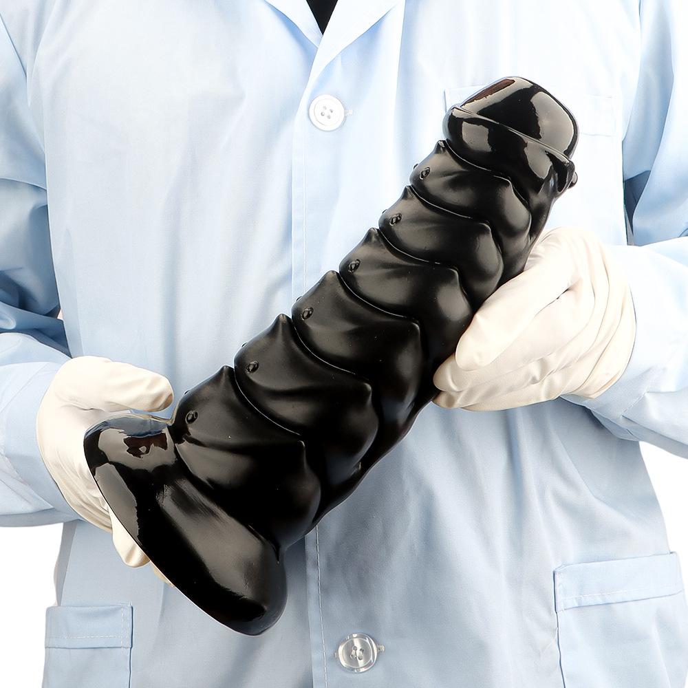 Гигантская ПВХ анальная пробка с присоской Большой размер Спиральная анальная пробка Шарики Расширитель ануса Мастурбатор Секс-игрушка