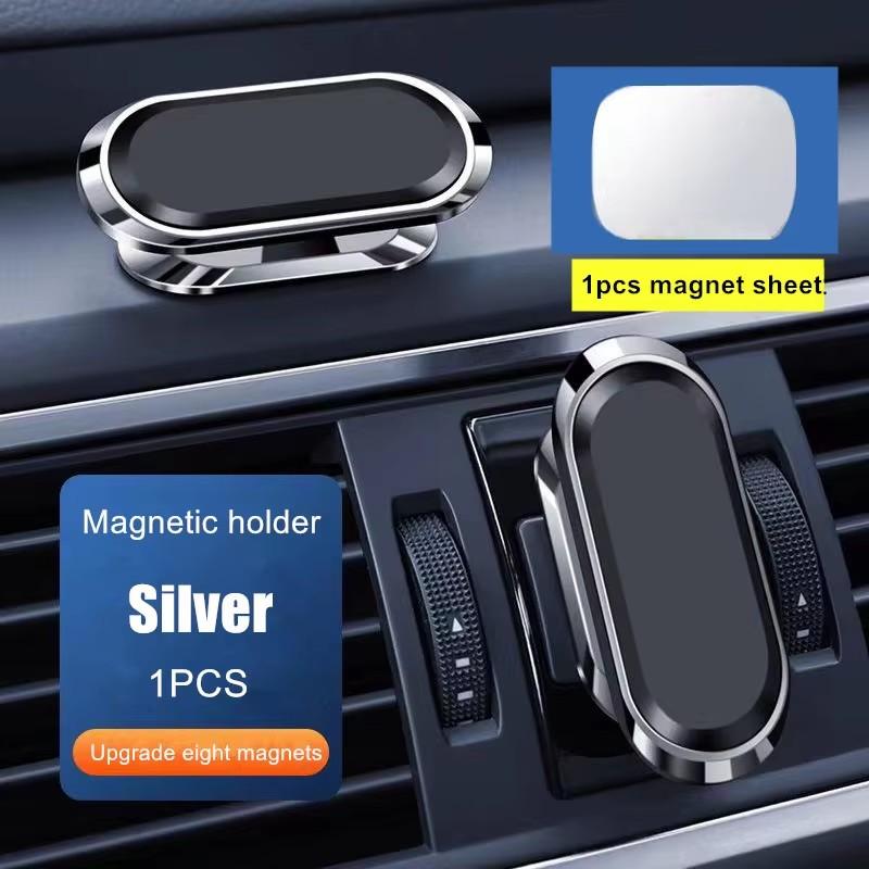 WAK3 Magnetic Car Phone Holder 360 Rotatable Mini Strip Shape Stand For Mercedes Benz B/C/E/S Class GLC GLK TYSJZ Interior Mouldings