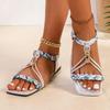 Горячая Распродажа Женская Обувь Женские Сандалии С Открытым Носком Модные Повседневные Сандалии Женские Летние Сандалии Больших Размеров Плоские Сандалии