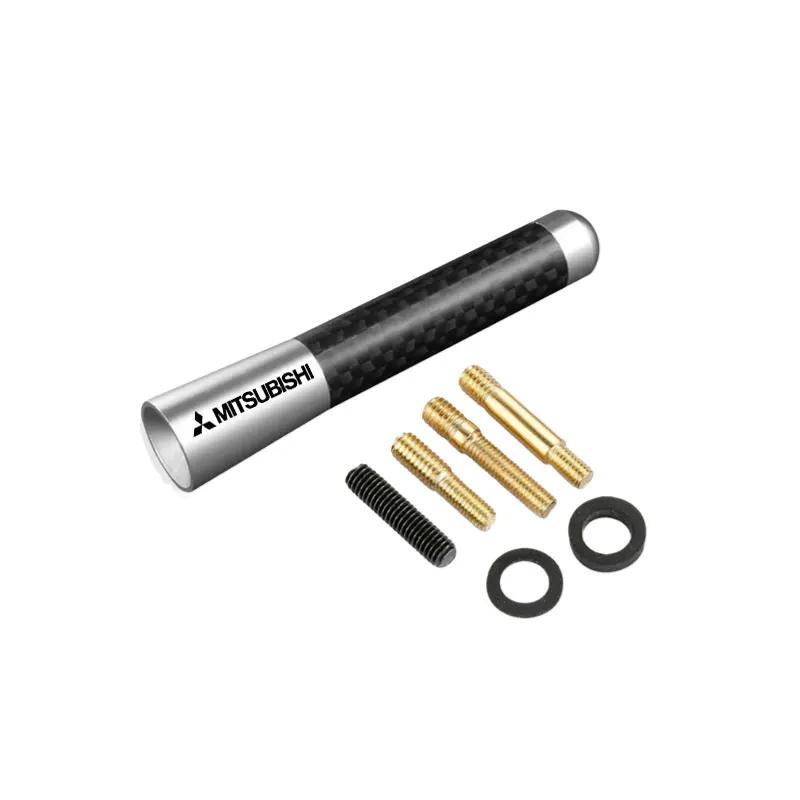 8/12CM Car Roof Radio Antenna for Mitsubishi Ralliart Lancer ASX Pajero Outlander Eclipse Carbon Fiber Signal Aerial Sticker