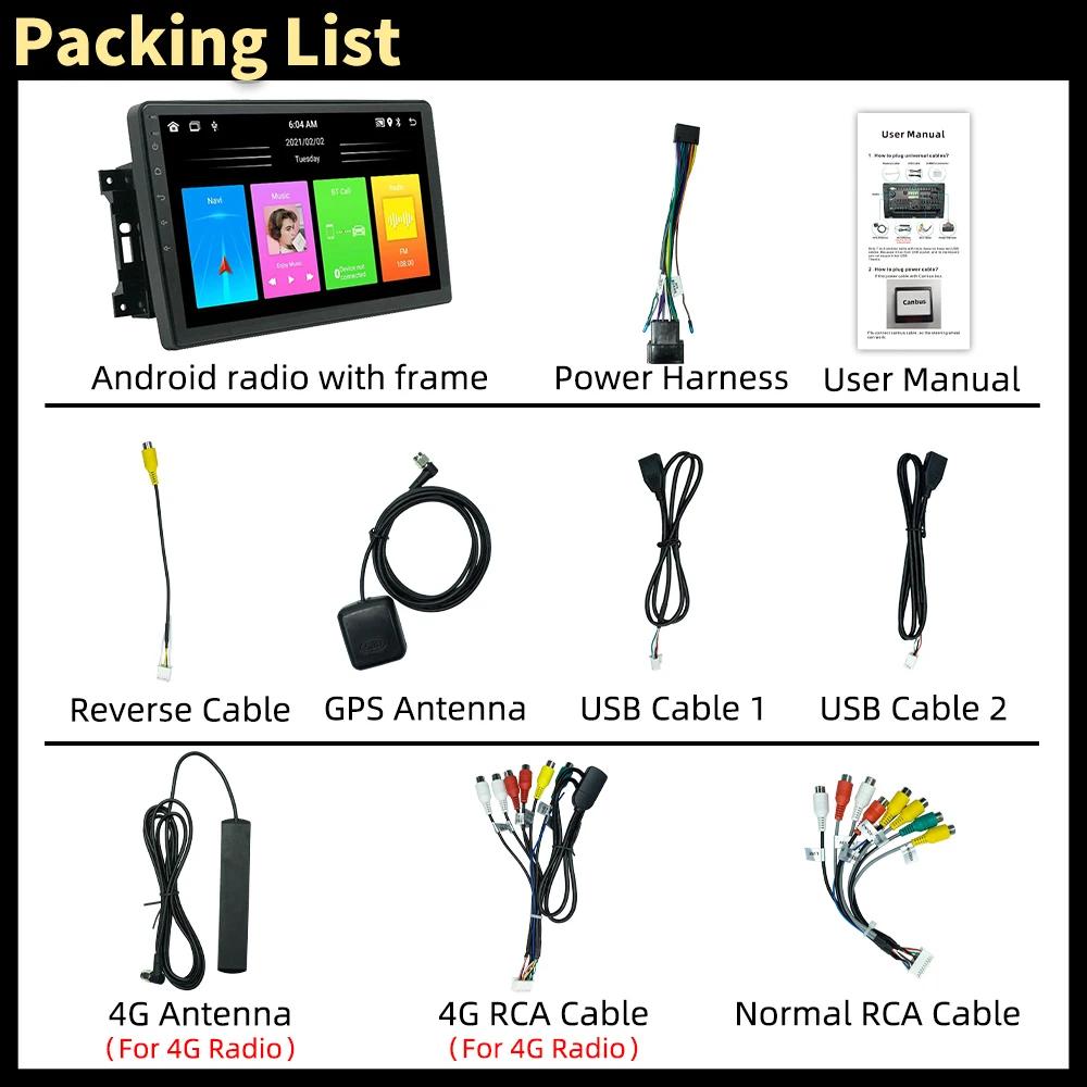 Автомобильное радио с 2 Din Android для Jeep Commander 2008-2010, автомобильная стереосистема, GPS, WIFI, навигация, авторадио, мультимедийный плеер, головное устройство