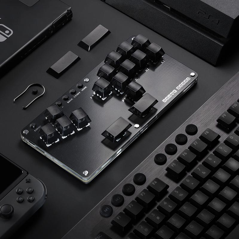 Haute42- COSMOX Мини Бескнопочный Аркадный Контроллер Fightstick Hitbox для ПК /Ps3/ Ps4 /Switch аркадный джойстик файт стики ps4