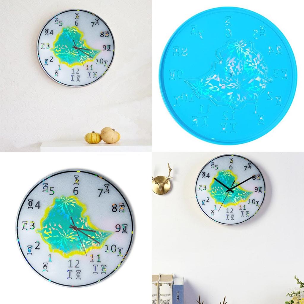 Гибкая форма для эпоксидной смолы, прочная силиконовая форма, Эфиопская карта, форма для украшения часов, идеально подходит для любителей DIY