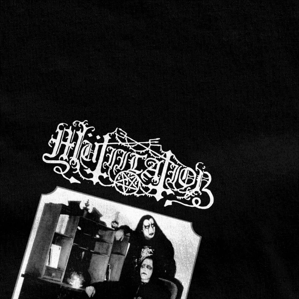 Mutiilation Black Band Merchandise T Shirts for Men Women Vampires of Black Imperial Blood Funny Pure Cotton Graphic Tee Shirt