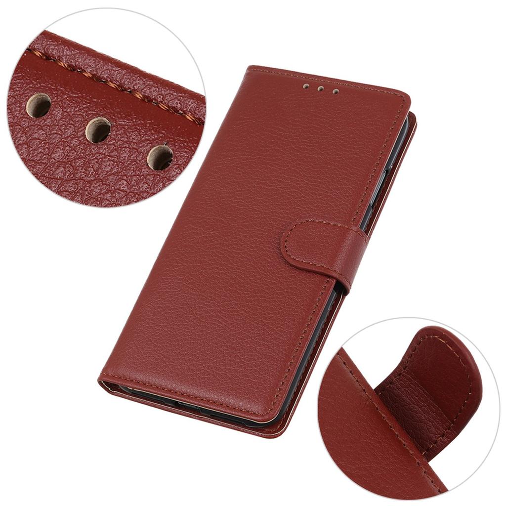 For Xiaomi 14T Wallet Case PU Leather Phone Cover Litchi Texture