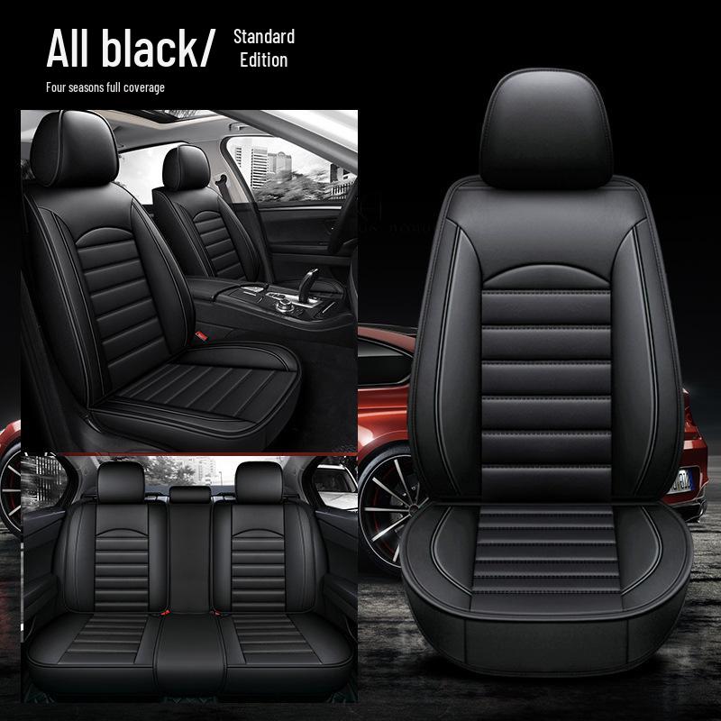 Универсальная кожаная подушка на сиденье автомобиля для пикапов с пятью сиденьями, всесезонная, с полной защитой