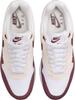 Women's Nike Air Max 1 '87 Sneakers White/night Maroon/phantom Black