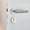 304 Stainless Steel Bedroom Silent Handle Lock, Indoor Split Wooden Door Lock