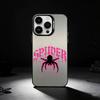 Крутой модный тренд Чехол-паук для iPhone 17,16,15,14,13,12,11 Plus,Pro Max,XS,Цветной серебристый чехол для телефона