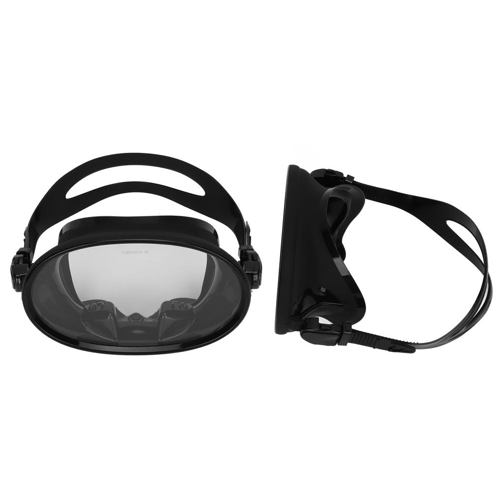 Snorkeling Goggles Professional Gear with Nose Clip for Diving Non Fog Tempered Glass Men Women Universal Supplies
