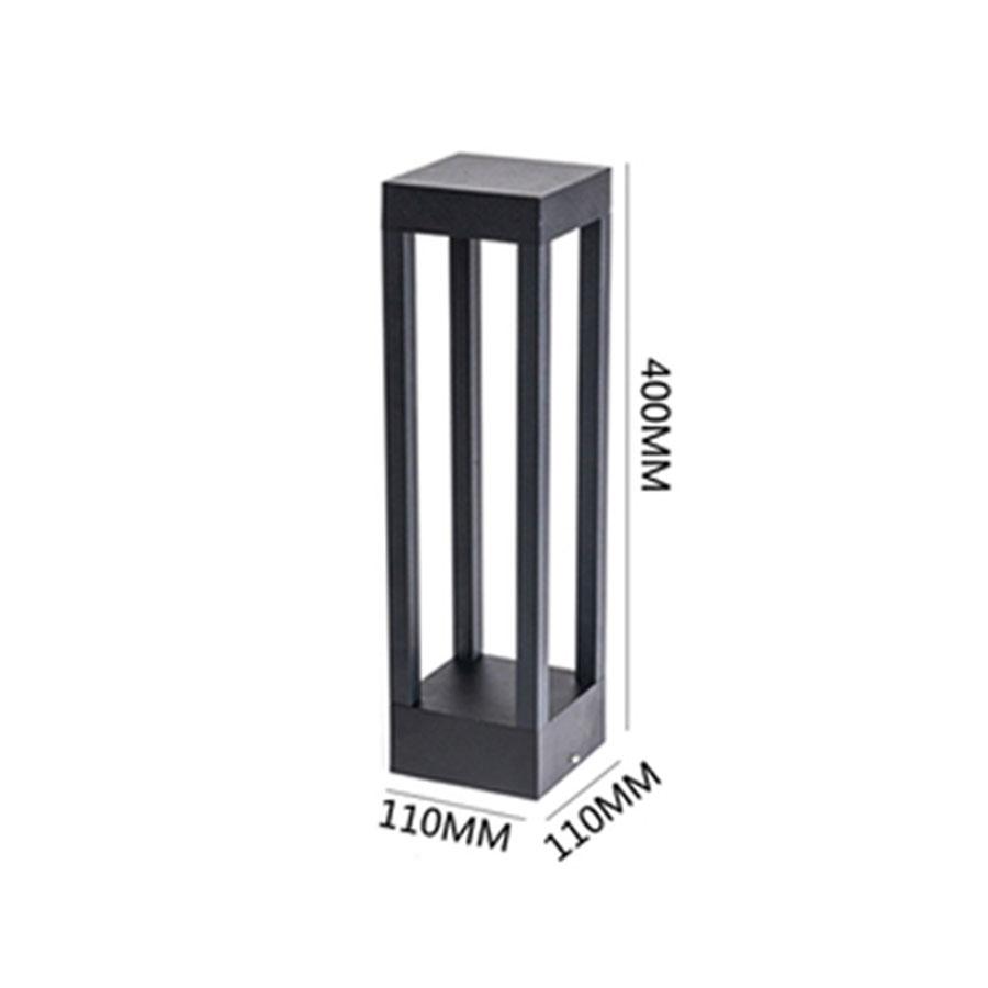 10 Вт водонепроницаемый светодиодный светильник для садовой дорожки, современный алюминиевый столбчатый светильник для наружного двора, виллы, ландшафтного газона, светильник