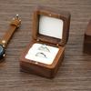Durable Eco-friendly Wood Ring Gift Case Jewelry Display Necklace Box for Birthday