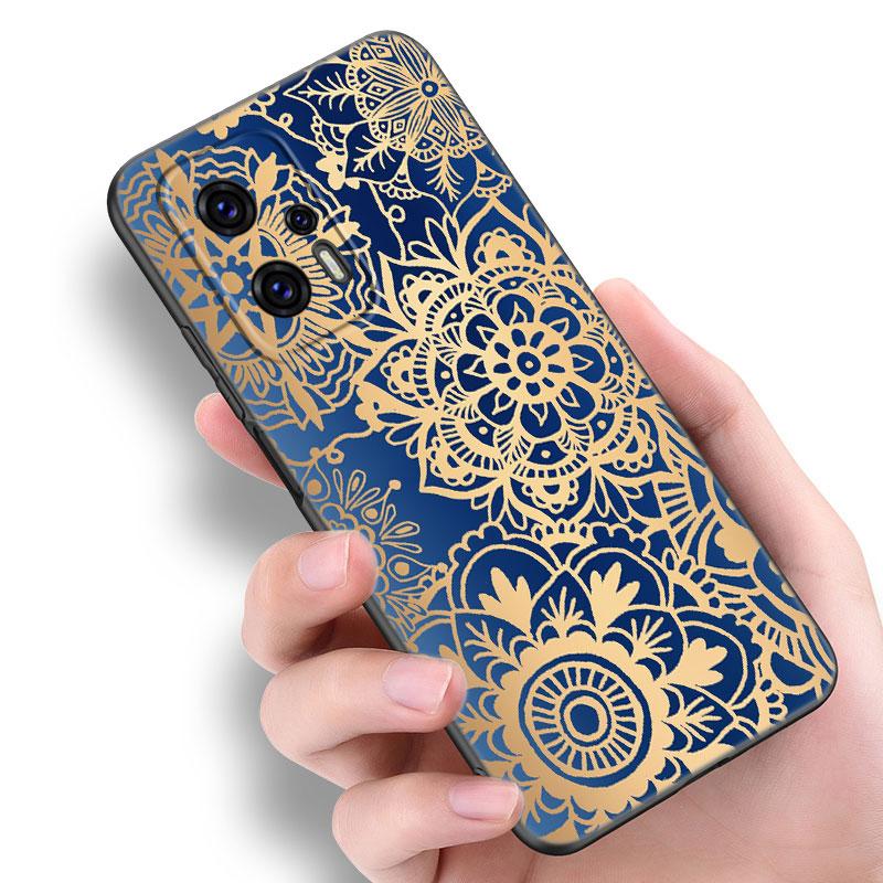 Mandala Chakra Yoga Phone Case For Xiaomi POCO F2 F3 M2 M3 M4 X3 X4 Pro NFC F4 GT 5G F1 X2 C3 C31 C40 M5S Soft TPU Black Cover