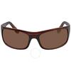 Солнцезащитные очки Maui Jim Peahi Hcl Bronze прямоугольной формы унисекс H202 10 65